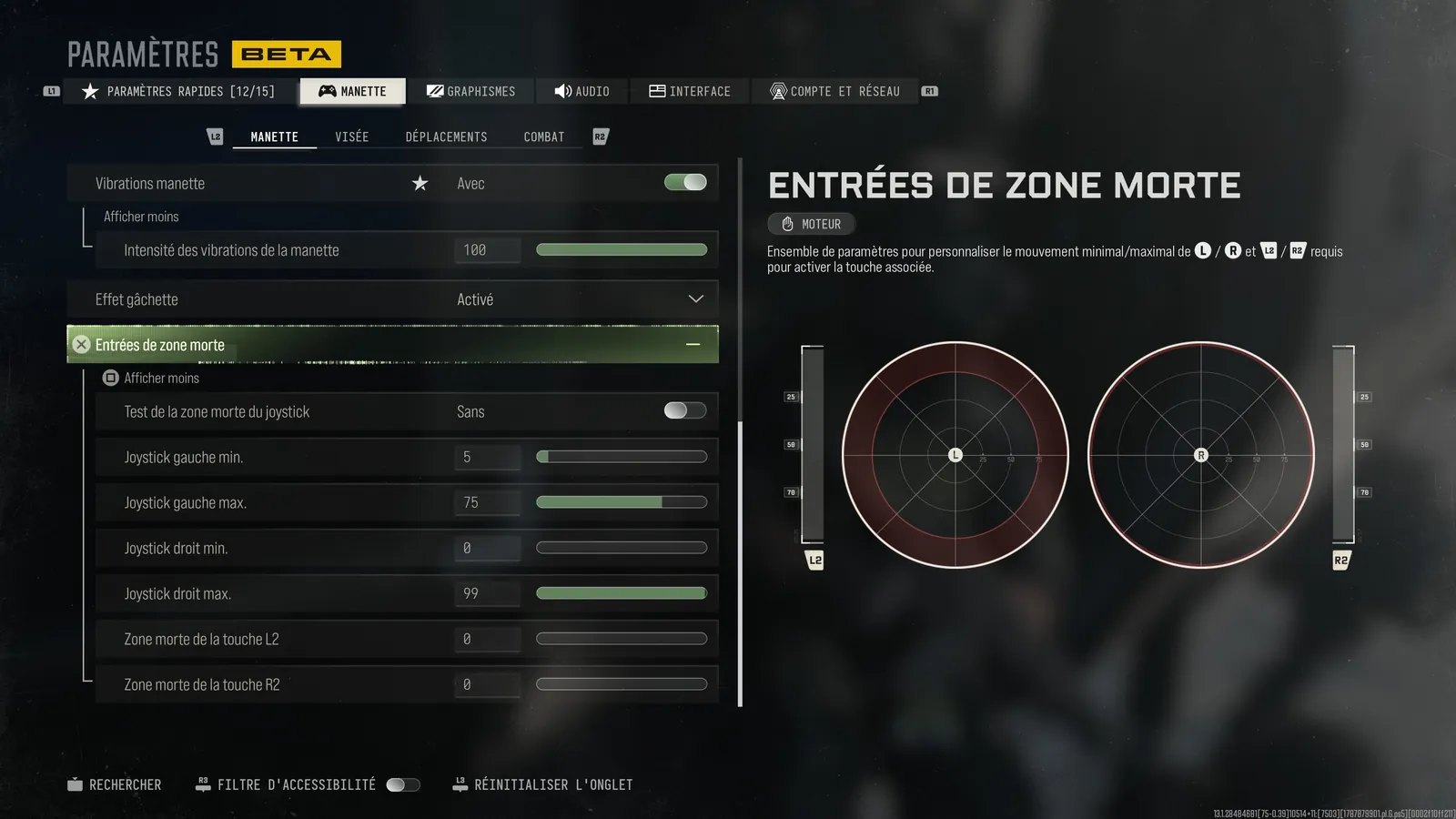 REQUIRED SETTING — écran JELLY