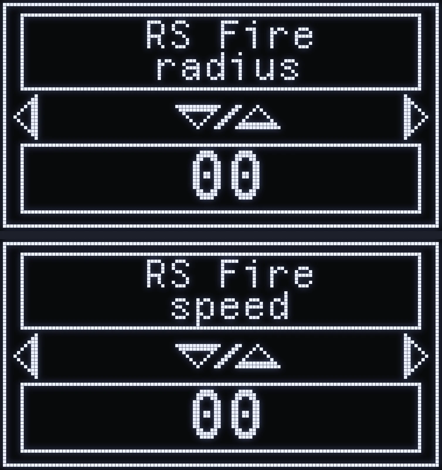 RS FIRE screen of the JAGUAR script on the Cronus Zen