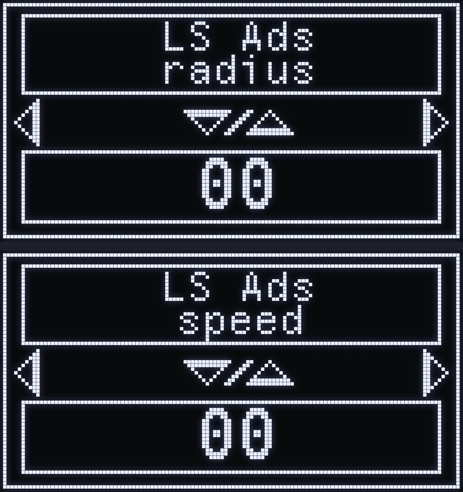 LS ADS screen of the JELLY script on the Cronus Zen
