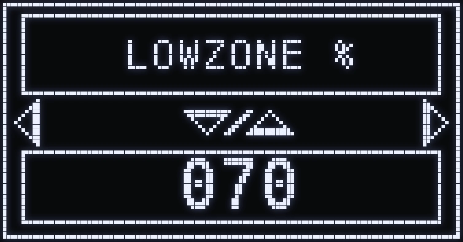 JELLY script LOWZONE screen on the Cronus Zen