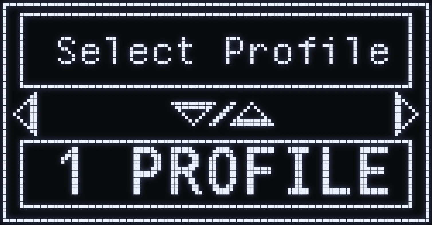 JELLY script SELECT PROFILE screen on the Cronus Zen