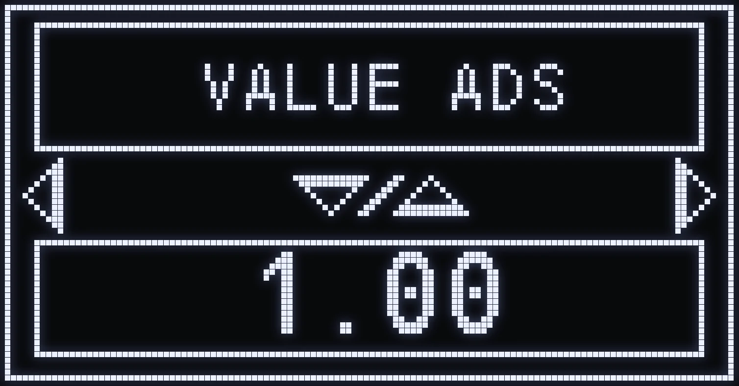 JELLY script VALUE ADS screen on the Cronus Zen