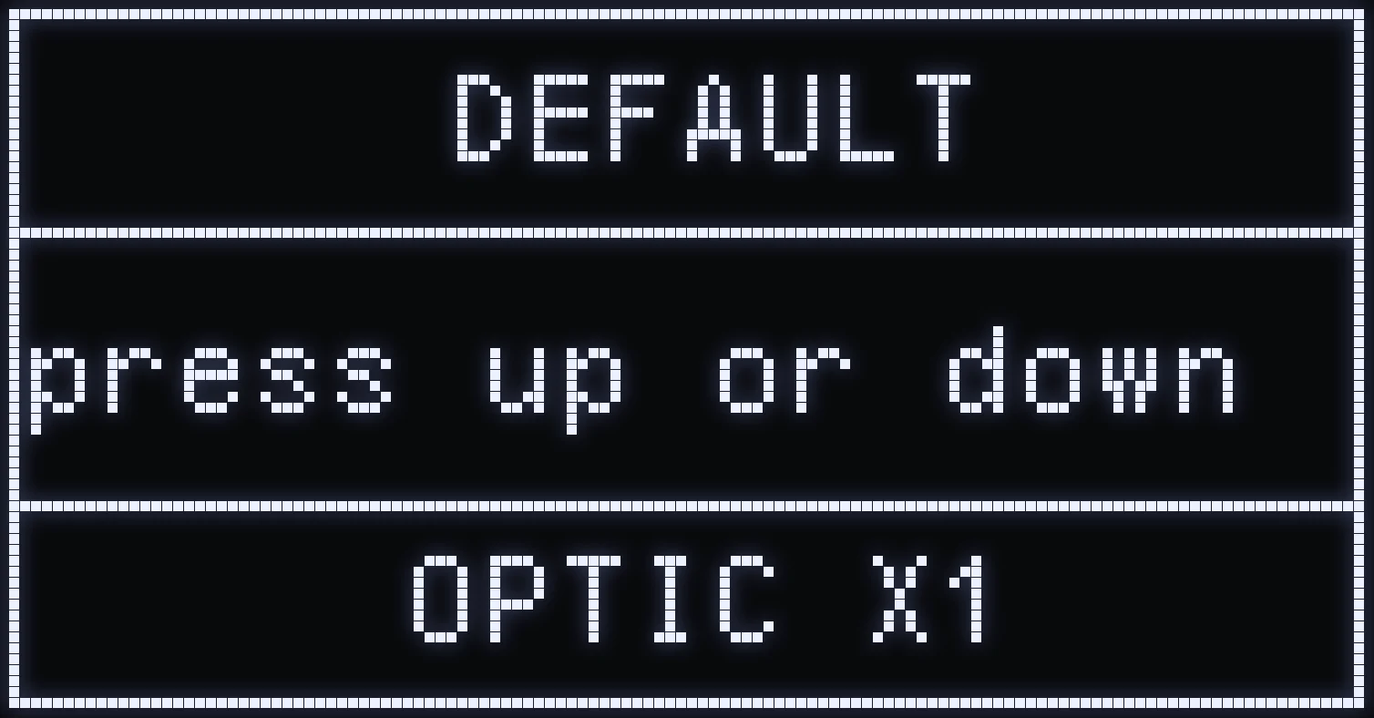 OPTIC screen of the SERVAL script on the Cronus Zen