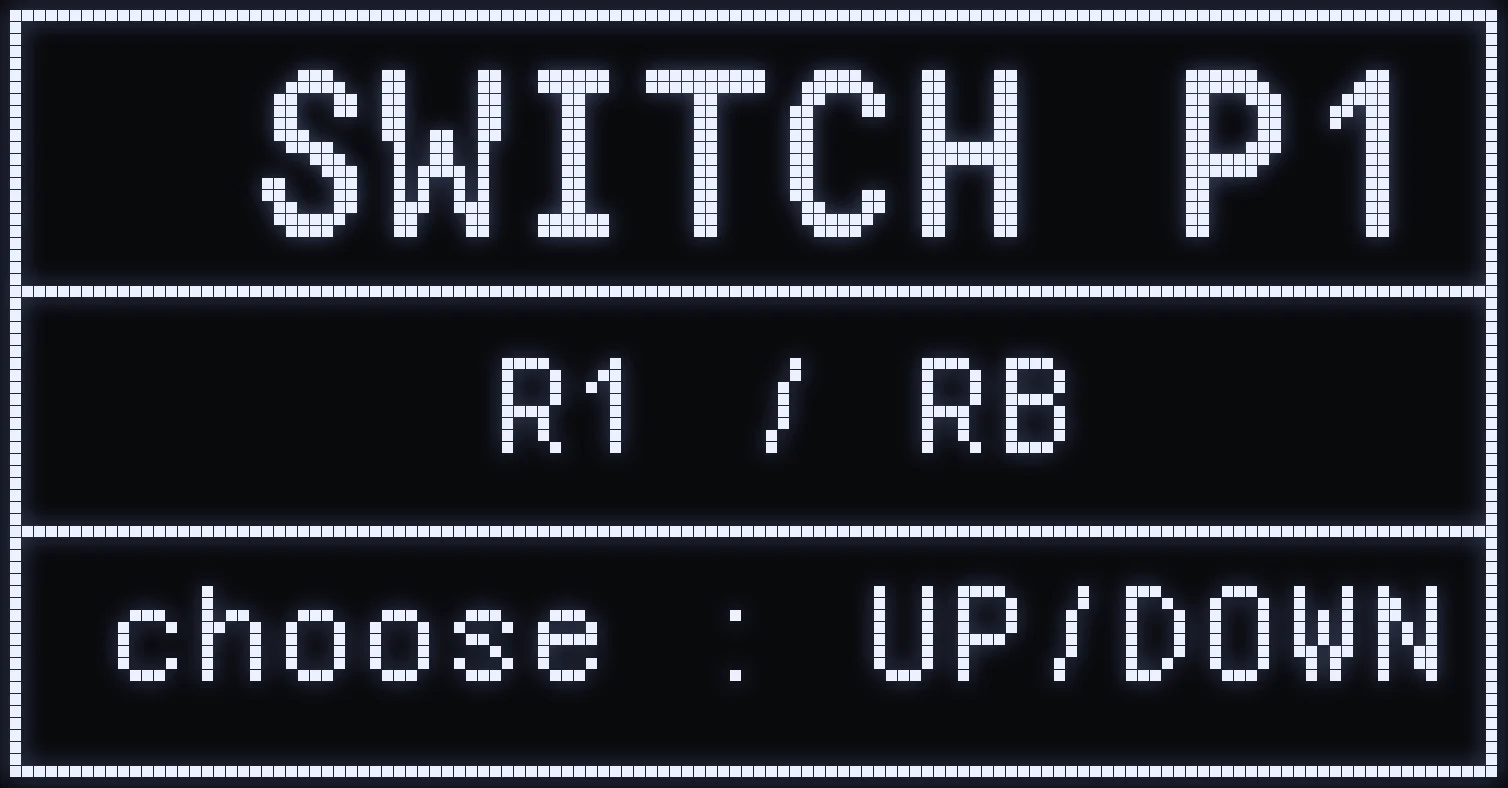 QUICK TOGGLE SETTINGS screen of the SERVAL script on the Cronus Zen