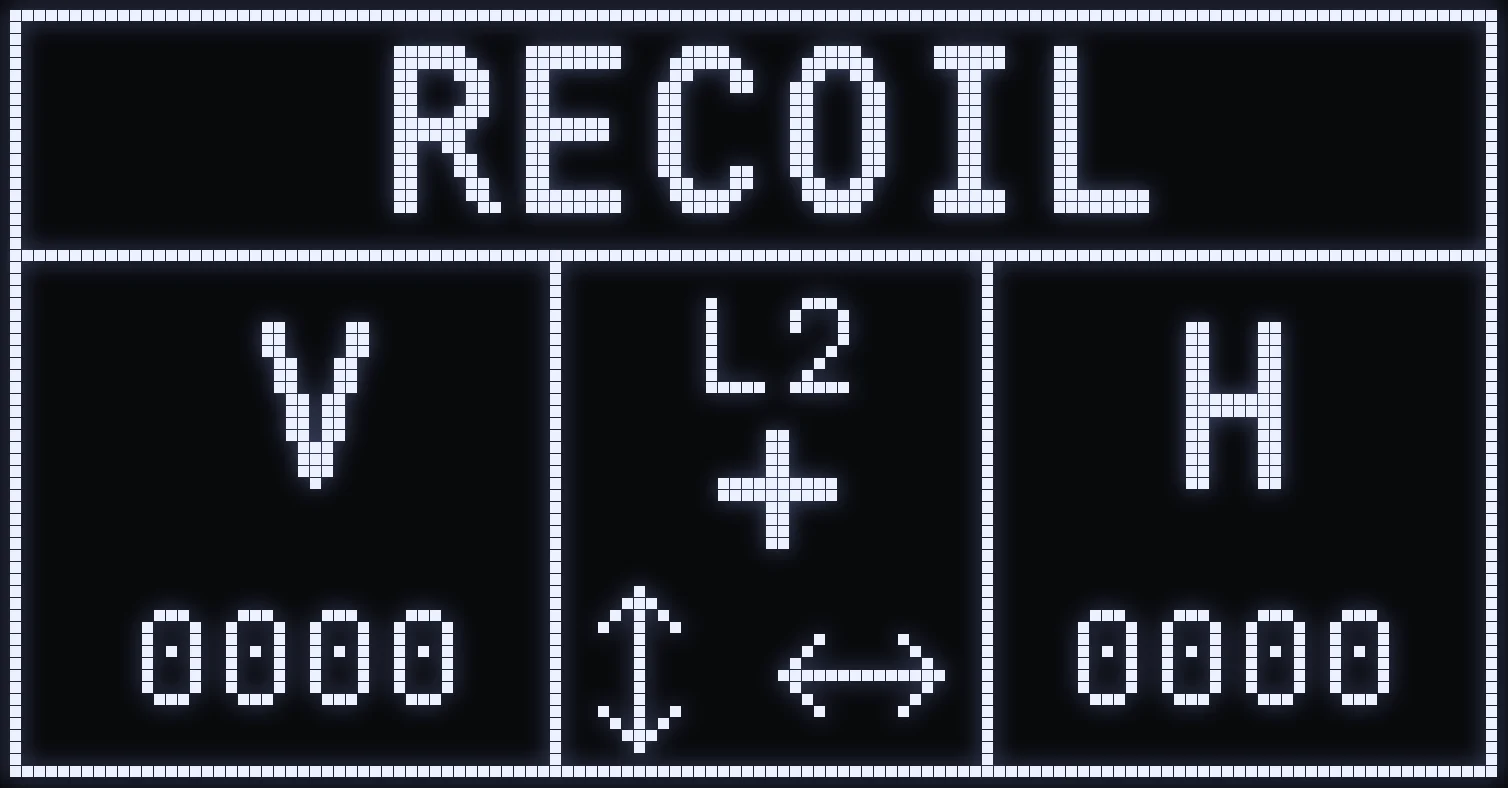 RECOIL screen of the SERVAL script on the Cronus Zen