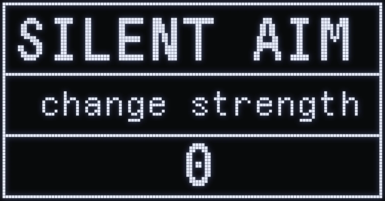 SILENT AIM screen of the SERVAL script on the Cronus Zen