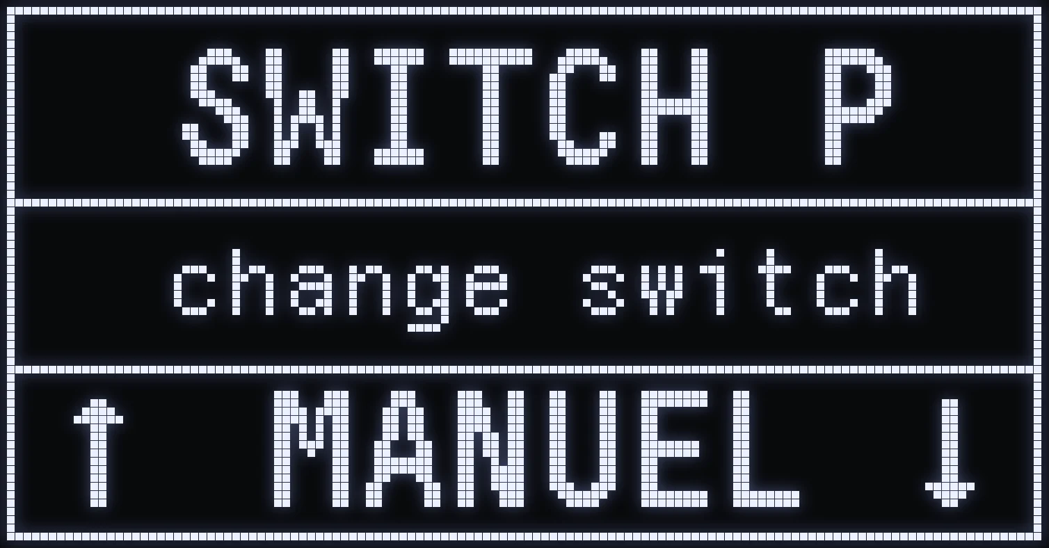 SWITCH P screen of the SERVAL script on the Cronus Zen