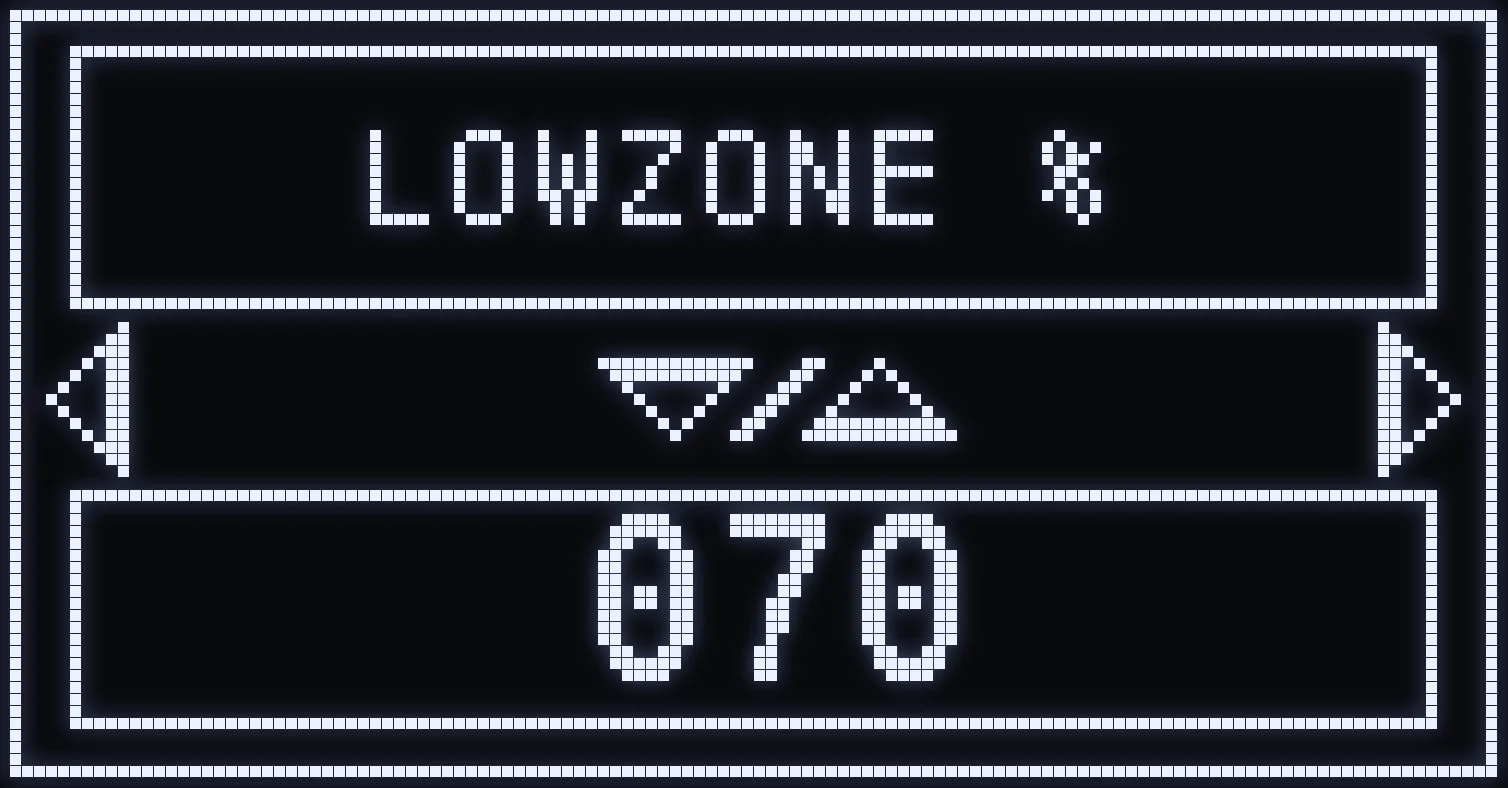 SPHINX script LOWZONE % screen on the Cronus Zen